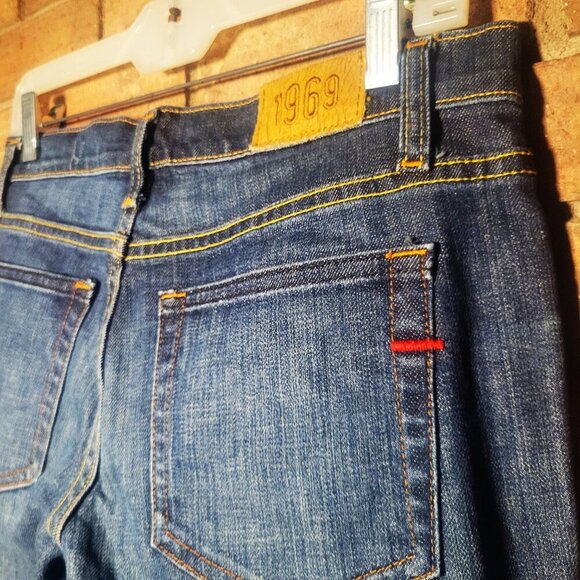 GAP Women's 1969 Med Wash Blue Bootcut Jeans - Size 2A - Picture 10 of 11